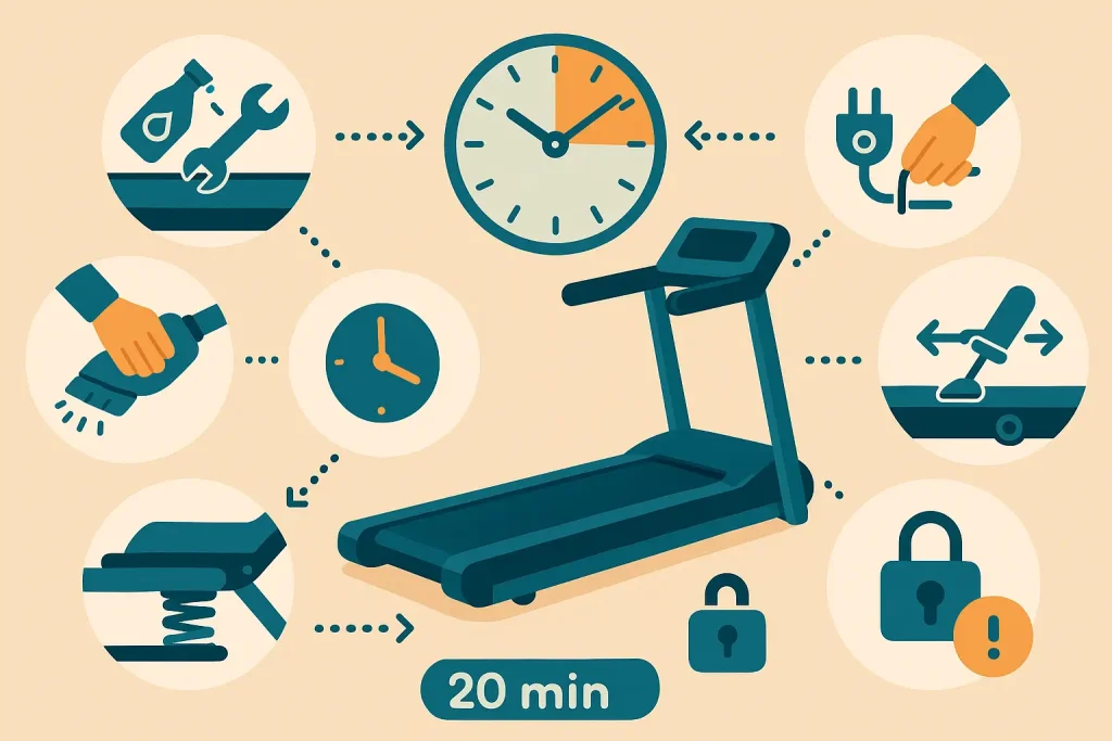 compact treadmill maintenance