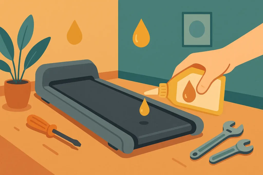 do walking pads need oil?