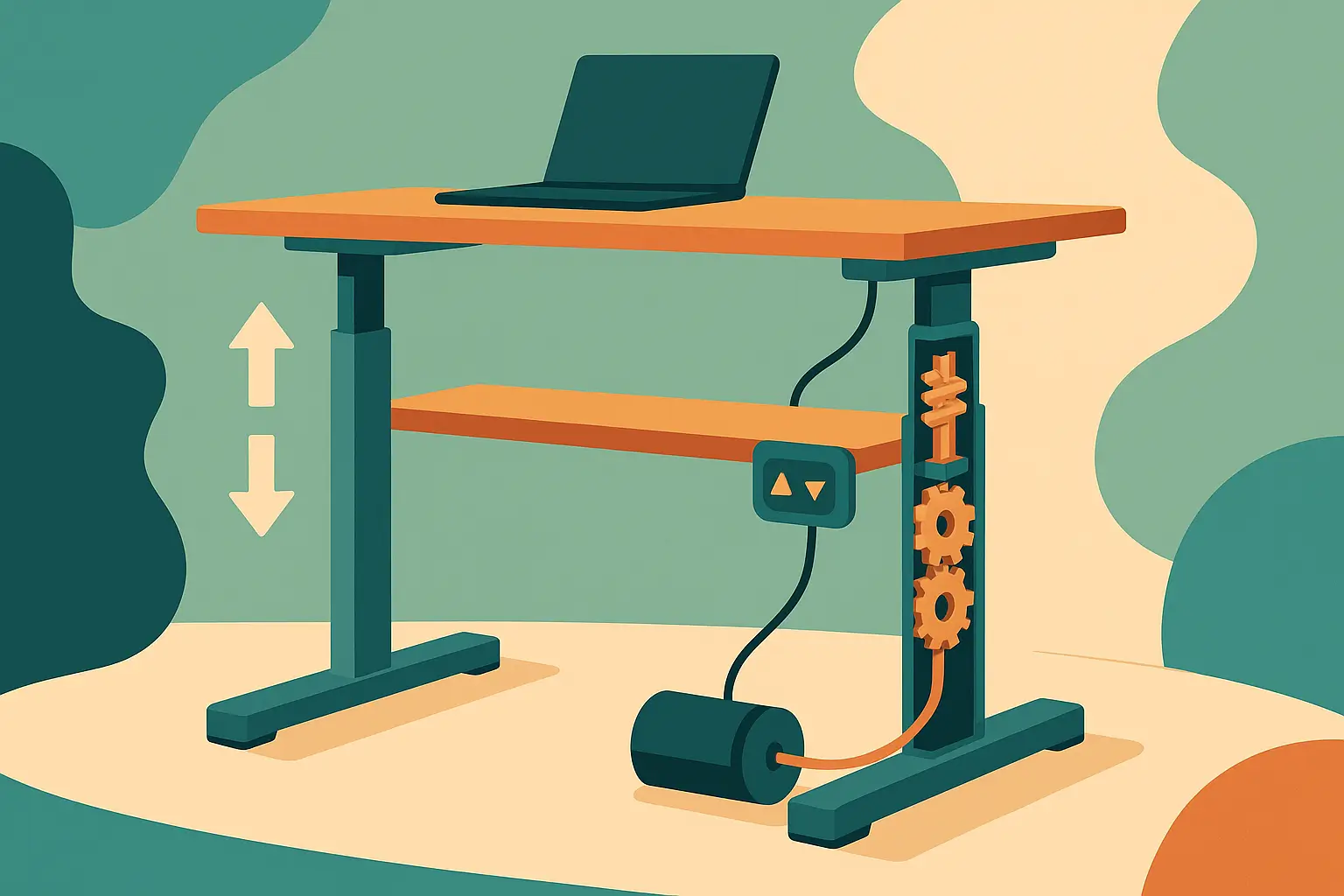 πώς λειτουργούν τα ηλεκτρικά όρθια γραφεία;