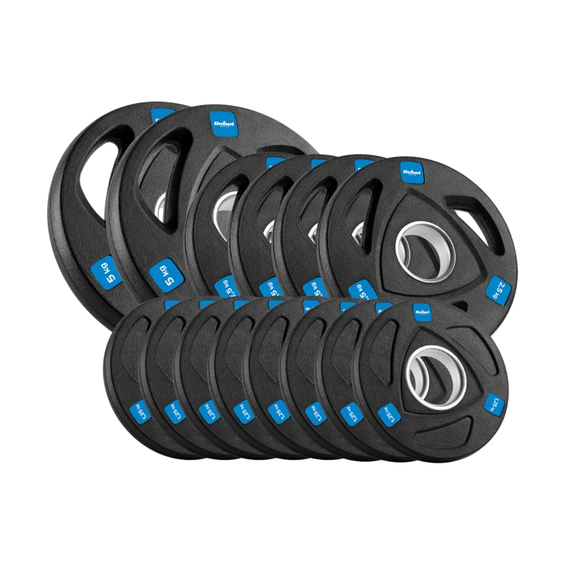 Rebel Active 30kg Cast Iron Olympic Weight Plate Set