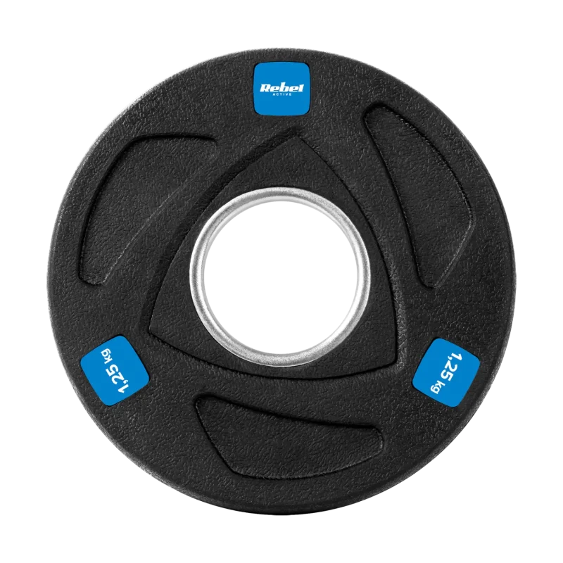 Rebel Active 50kg Cast Iron Olympic Weight Plate Set