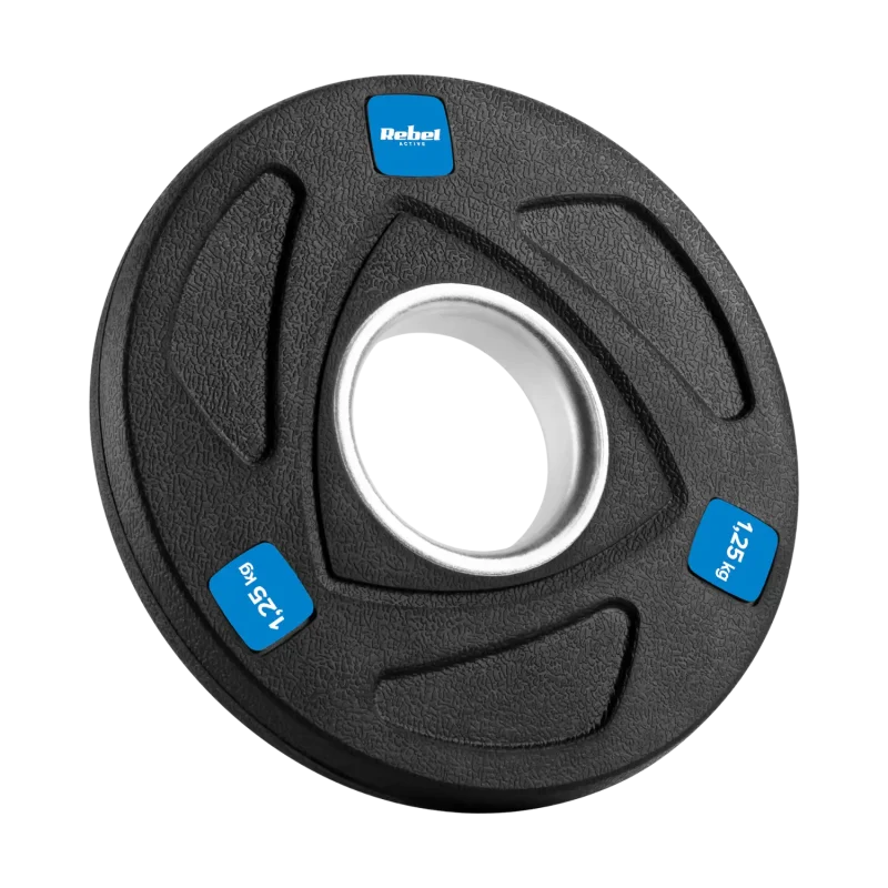 Rebel Active 50kg Cast Iron Olympic Weight Plate Set