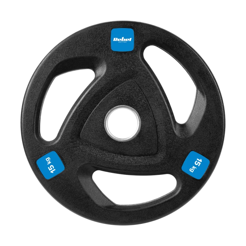 Rebel Active 80kg Cast Iron Olympic Weight Plate Set