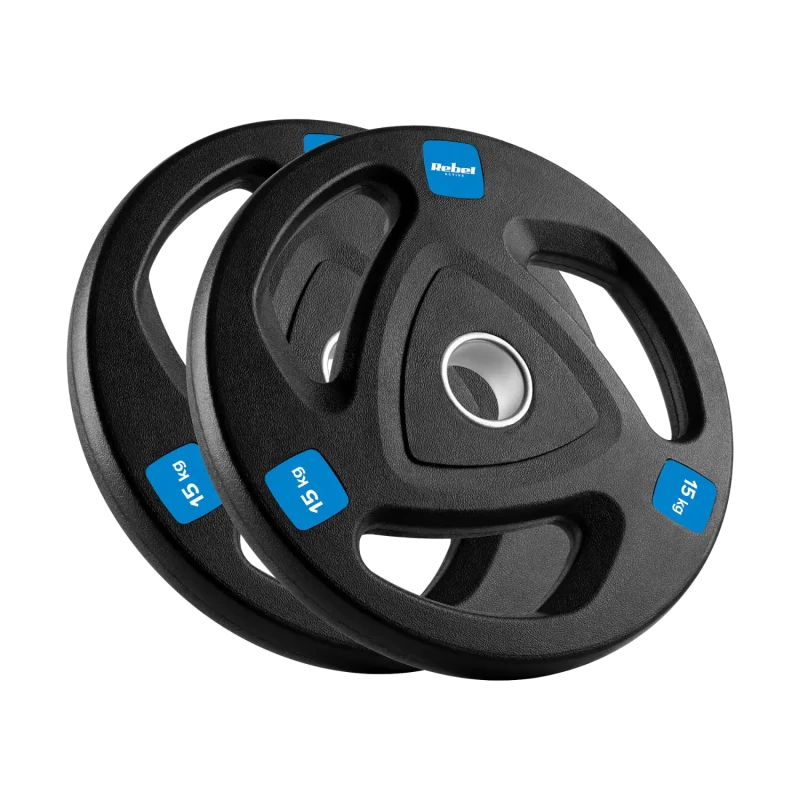 Rebel Active 80kg Cast Iron Olympic Weight Plate Set