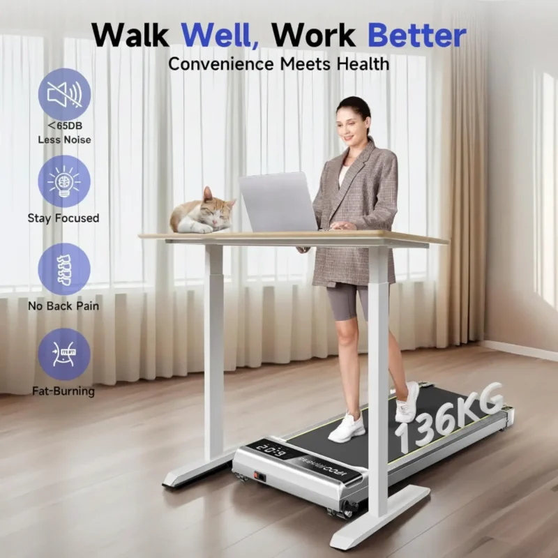 YPOO 3.5% Incline Walking Pad - Ultra-Slim Treadmill