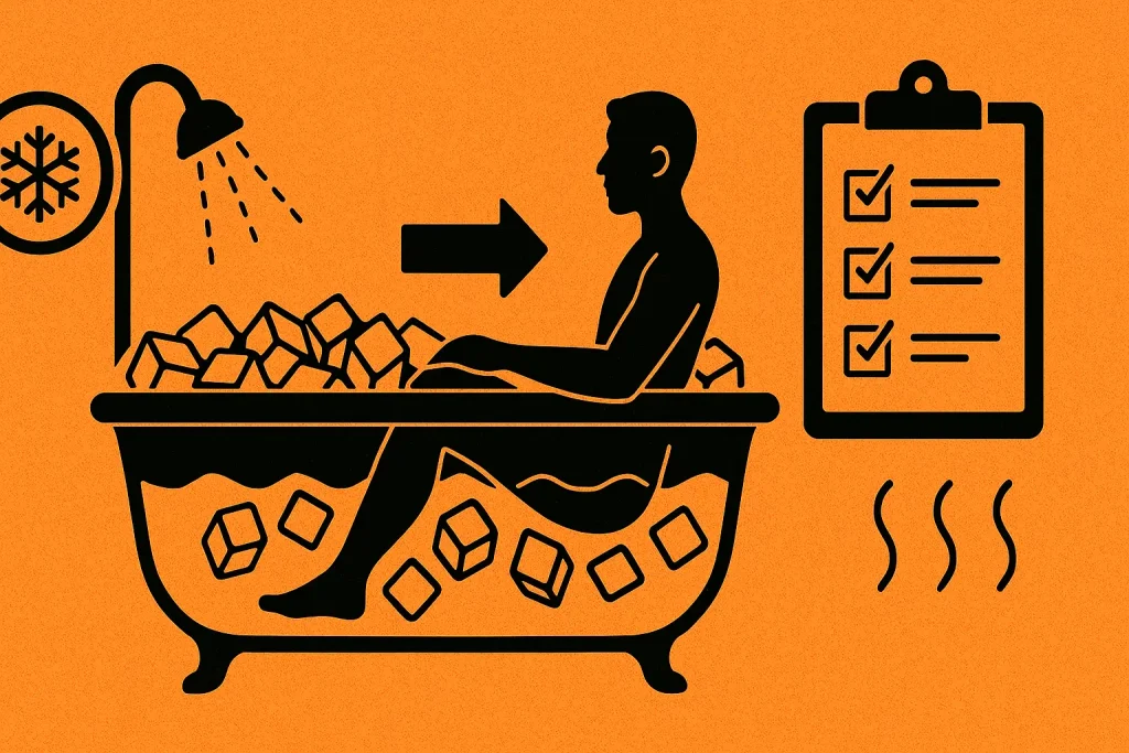 παγωμένα λουτρά στο σπίτι