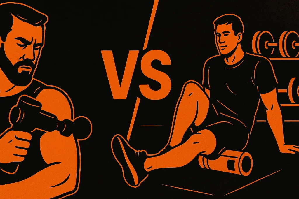 massage gun vs traditional recovery