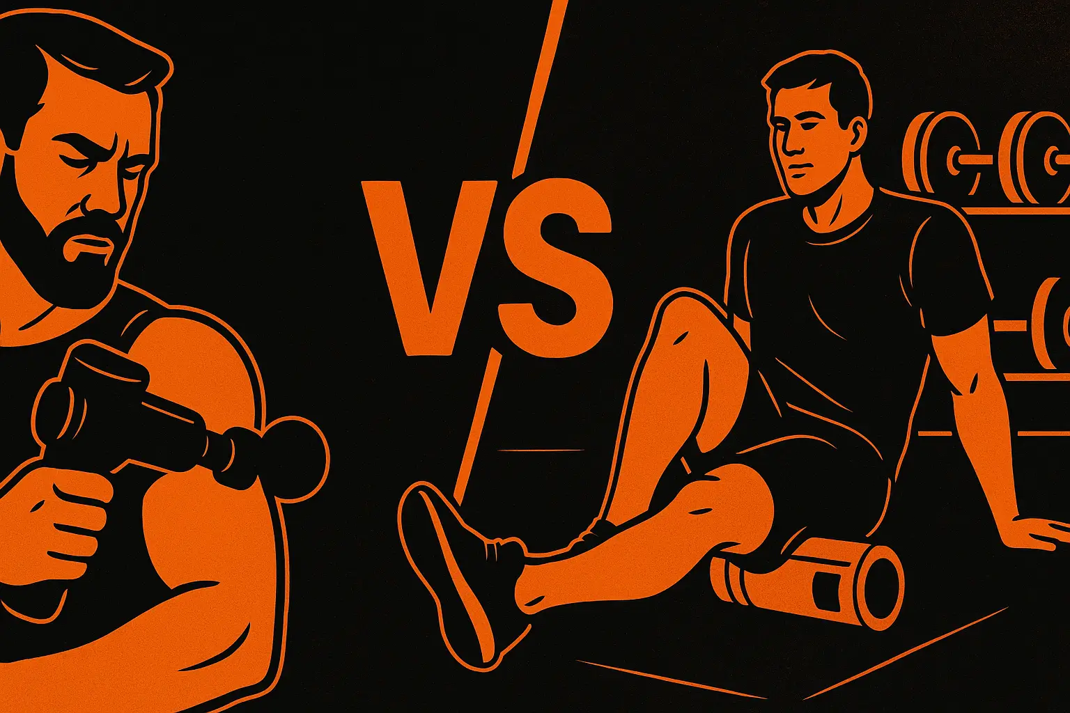 massage gun vs traditional recovery