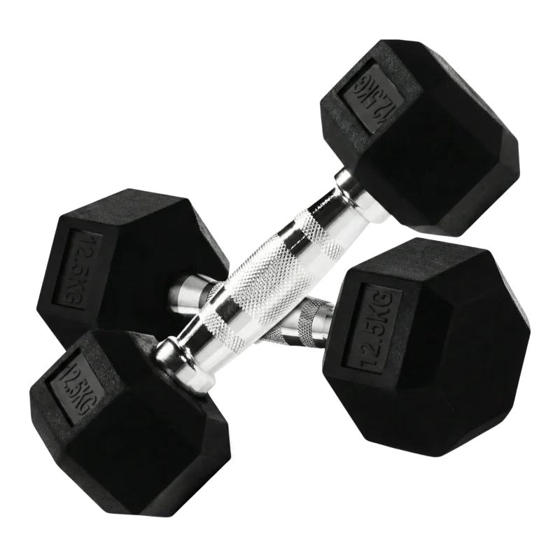 140KG Dumbbell Set with Vertical A-Frame Rack