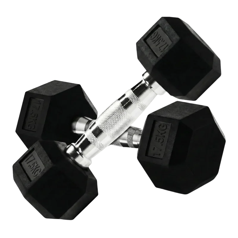 140KG Dumbbell Set with Vertical A-Frame Rack