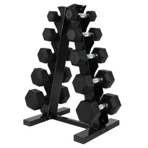 75kg dumbbell set + 5-tier rack