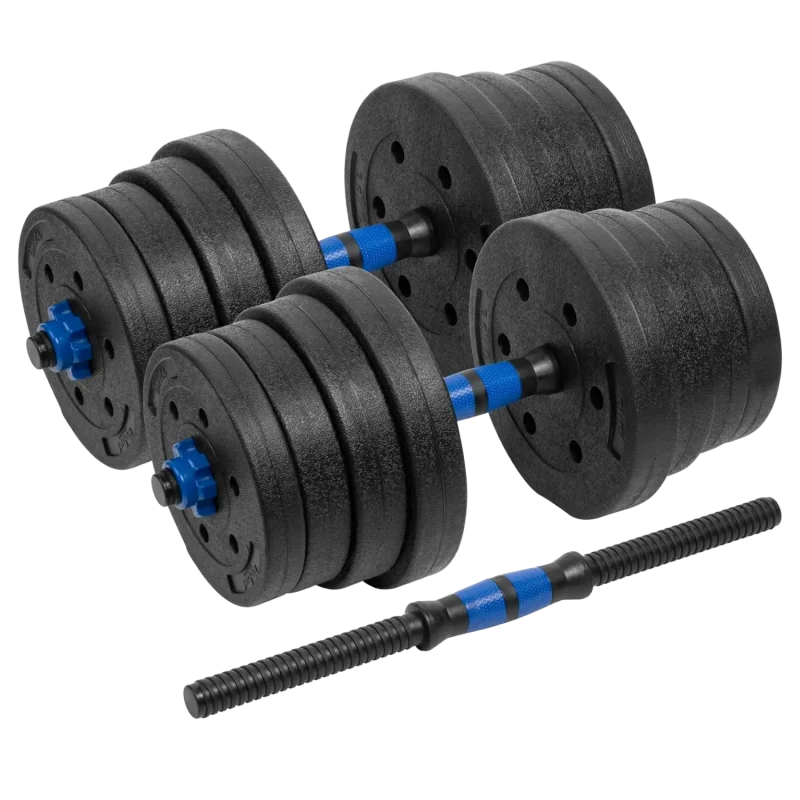 30kg bitumen adjustable dumbbell set
